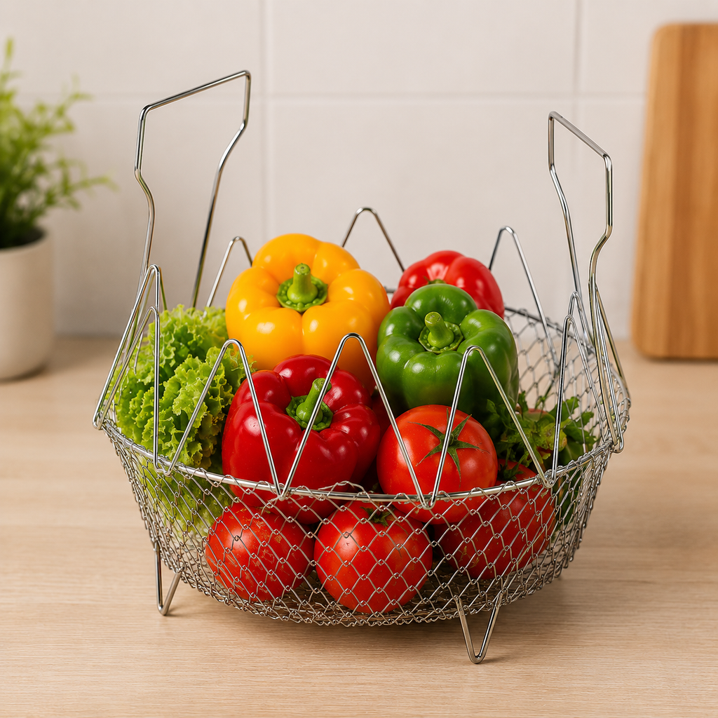 Foldable Strainer Chef Basket