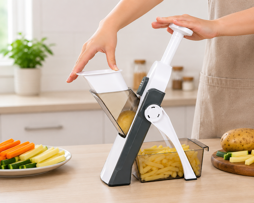 Multi Functional Time Saving Adjustable Hand Press Vegetables Chopper