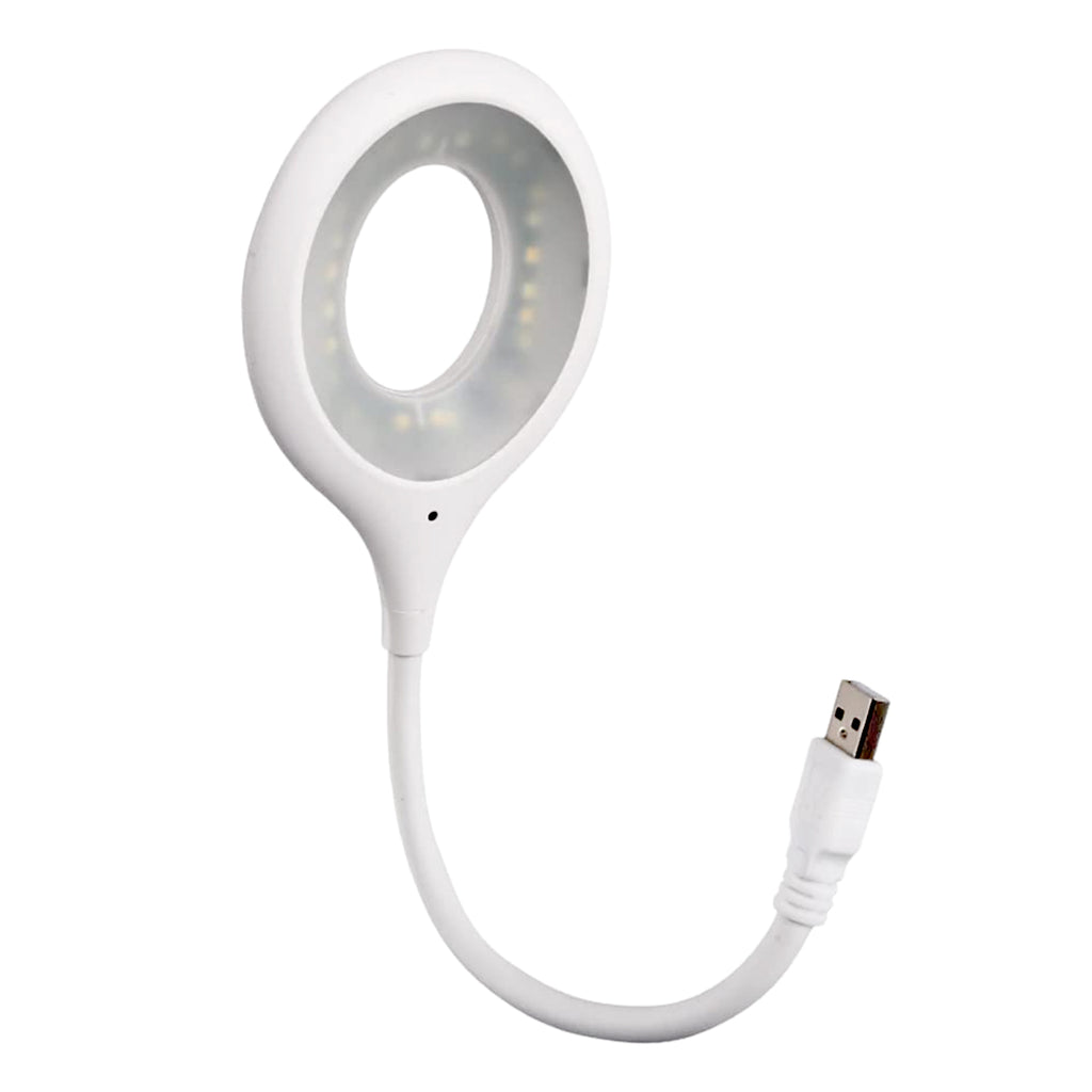 12608 Led Usb Light For Laptop 16 Led Night Lights For Bedroom Lightweight Small Led Reading Light Lamp With Flexible Neck Desk Light For Home Travel Study Office (1 Pc)