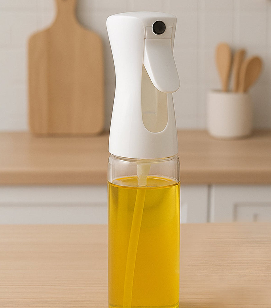 Plastic Oil Spray Bottle - Versatile Kitchen Gadgets (250 Ml Approx  With White Box)